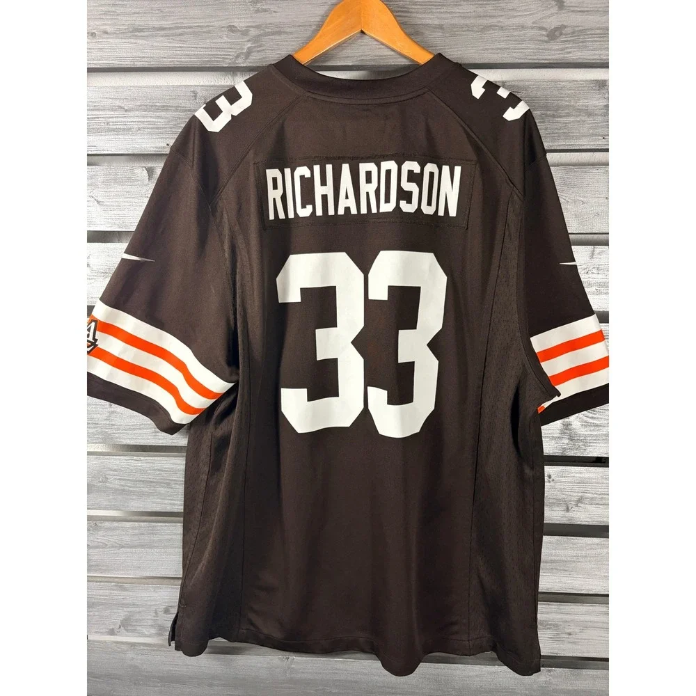 Nike Cleveland Browns Trent Richardson 33 NFL Jersey Mens XL Brown Football